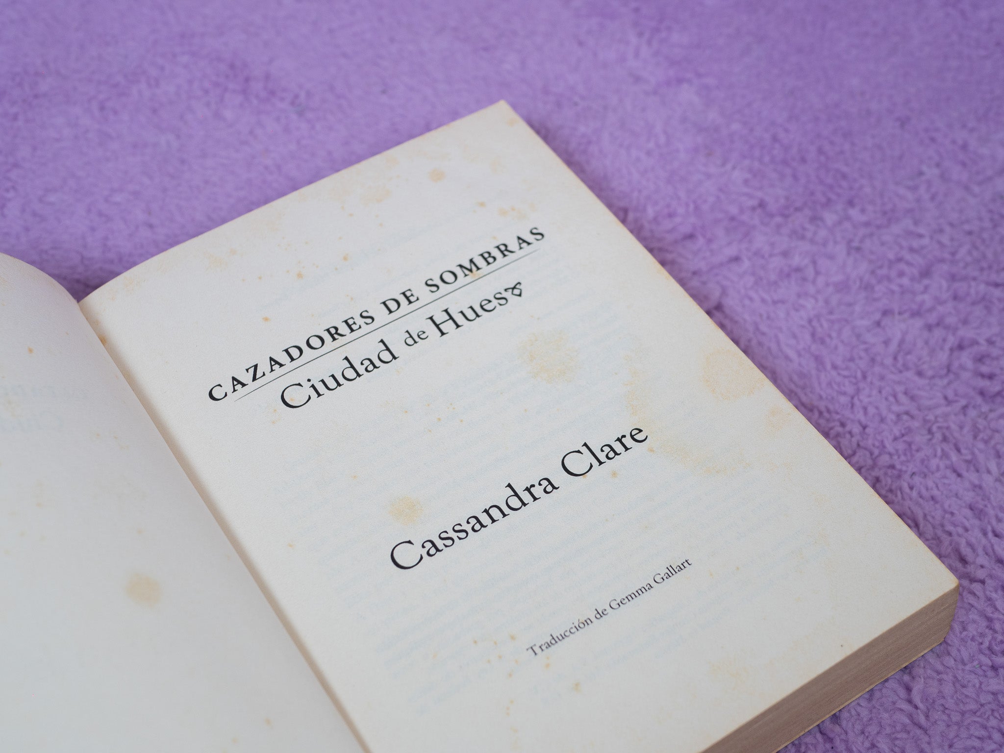 Cazadores de Sombras: Ciudad de Hueso (Preamado)