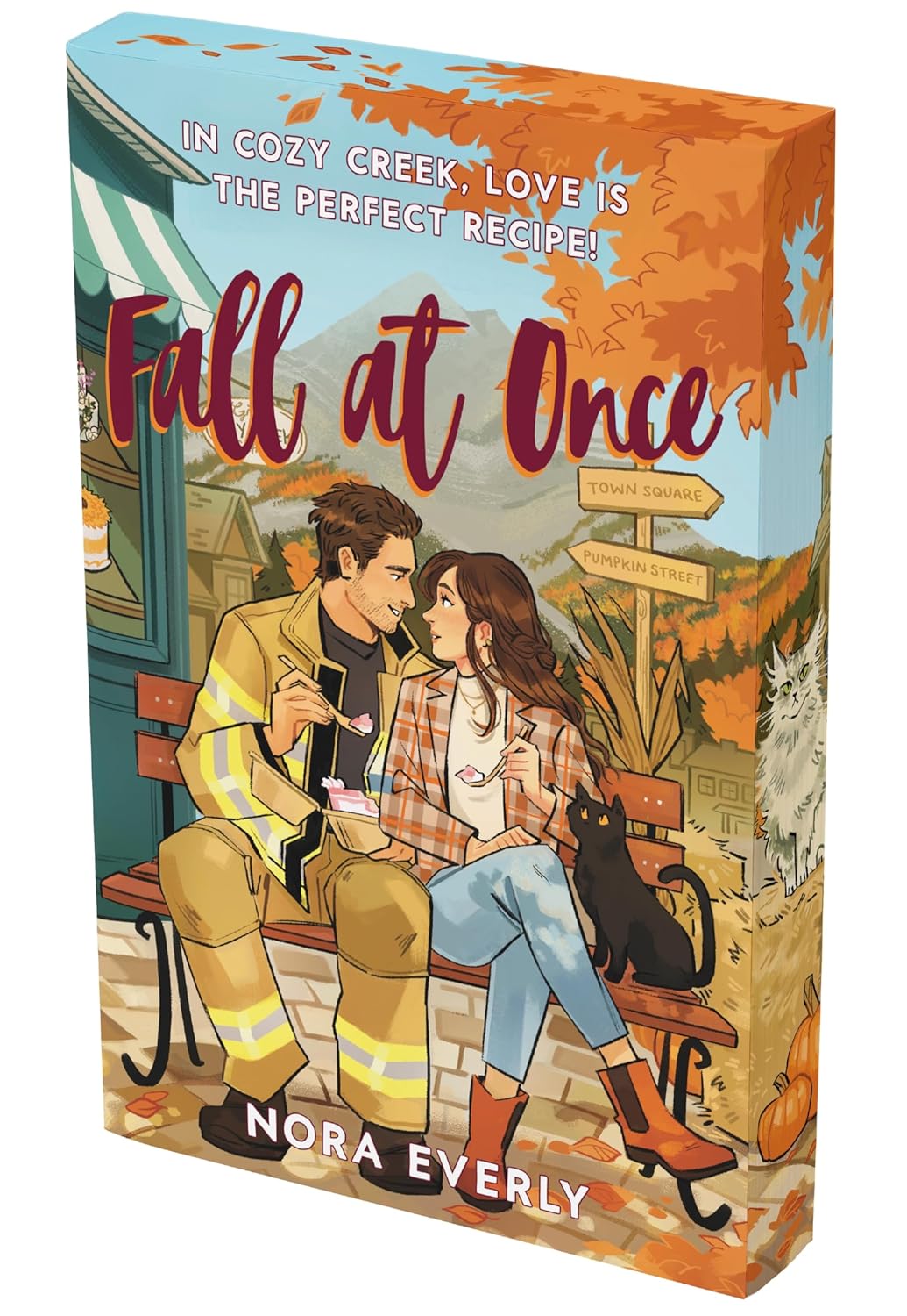 Fall at Once: A Single Dad Firefighter Rom Com